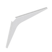  Imported ADA Workstation Support Standard Steel Bracket 29'' D x 35'' H in White, Sold As Pair