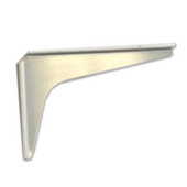  Imported Aluminum ADA Support Bracket, 2 Gauge, 8'' D x 12'' H, Sold As Pair