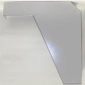  Imported ADA Vanity Bracket 21'' in White for 22'' to 24'' Countertop, Sold As Pair
