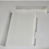  Imported ADA Vanity Bracket 23'' in White for 24'' to 26'' Countertop, Sold As Pair