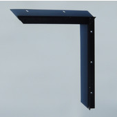  Imported Concealed Bracket (1.0 Version) with 9'' Support Arm in Black, Sold As Pair
