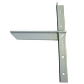  Imported Extended Concealed Bracket (2.0 Version) with 12'' Support Arm in Gray, Sold As Pair