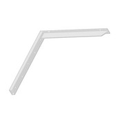  Imported Hybrid (1.5 Version) ''T'' Bracket with 18'' Support Arm in White, Sold As Pair
