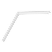  Imported Hybrid (1.5 Version) ''T'' Bracket with 24'' Support Arm in White, Sold As Pair