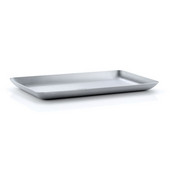  Basic Collection Tray in Satin Stainless Steel, 8-43/64'' W x 5-5/32'' D x 19/32'' H