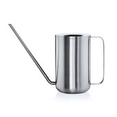  Planto Collection 1.5 Liter Watering Can in Satin Stainless Steel, 12-11/16'' W x 4-1/2'' D x 7-31/32'' H