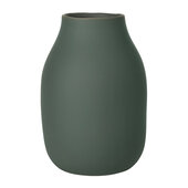  Colora Collection Small Porcelain Vase Agave Green, 6'' Diameter x 4'' H