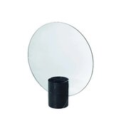  Pesa Collection Marble Table Mirror Black, 8-11/16'' W x 2-3/8'' D x 9-13/16'' H