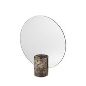  Pesa Collection Marble Table Mirror Brown, 8-11/16'' W x 2-3/8'' D x 9-13/16'' H