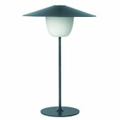  Ani Lamp Collection 3-in-1 Large Rechargeable LED Lamp in Magnet (Charcoal), 13-3/8'' Diameter x 19-5/16'' H