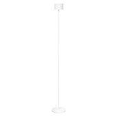  Farol Collection Mobile Rechargeable LED Floor Lamp in White, 5-15/16'' Diameter x 45-5/16'' H