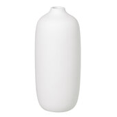  Ceola Collection Vase Ceramic in White, 3'' Diameter x 7'' H