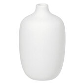  Ceola Collection Vase Ceramic in White, 3'' Diameter x 5'' H