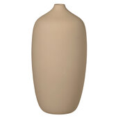  Ceola Collection Vase Ceramic in Nomad (Khaki), 5'' Diameter x 10'' H