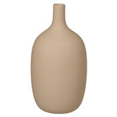  Ceola Collection Vase Ceramic in Nomad (Khaki), 4'' Diameter x 8'' H