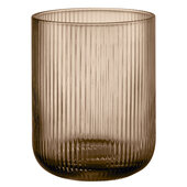  Ven Collection Small Hurricane Lamp in Coffee, 3-3/4'' Diameter x 4-3/4'' H