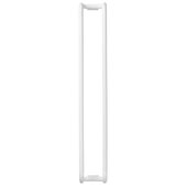 Modo Collection Wall Mounted Hand Towel Holder in White Titanium-Coated Steel, 18-9/16'' W x 2-13/16'' D x 3'' H