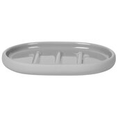  Sono Collection Soap Dish in Microchip (Lightt Grey), 5-1/8'' W x 3-15/16'' D x 11/16'' H