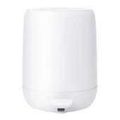  Sono Collection Pedal Bin Wastepaper Basket with Soft Close Lid in White, 3 Liter (0.8 Gallon), 9-1/2'' W x 7-3/4'' D x 10-1/16'' H