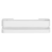 Nexio Collection Modern Stainless Steel Large Shower Shelf in White, 13-3/8'' W x 3-1/8'' D x 3-3/8'' H