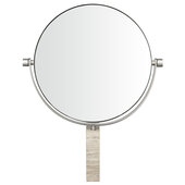  Lamura Collection Wall Mounted Marble Vanity Mirror , 8-7/8'' W x 8-7/8'' D x 10-9/16'' H