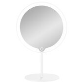  Modo Collection LED Vanity Mirror with 5X Magnification and 360 Degree Swivel in White, 5-1/2'' W x 7-7/8'' D x 13-9/16'' H