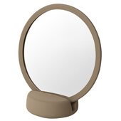  Sono Collection Vanity Mirror with 5x Magnification and Holder in Tan, 7-5/16'' W x 6-11/16'' D x 3-3/8'' H