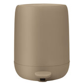  Sono Collection Pedal Bin Wastepaper Basket with Soft Close Lid in Tan, 3 Liter (0.8 Gallon), 9-1/2'' W x 7-3/4'' D x 10-1/16'' H