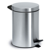  Brushed Stainless Steel pedal bin with removable bucket