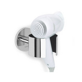  Primo Hairdryer Holder in Polished Stainless Steel