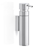  Nexio Collection Wall Mounted Soap Dispenser in Polished Stainless Steel, 1-5/8'' Diameter x 3-1/4'' D x 6-3/4'' H