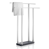  Menoto Collection Wide Towel Rack in Polished Stainless Steel, 29-9/16'' W x 6-5/16'' D x 35-21/32'' H