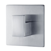 Menoto Collection Wall Mounted Hook in Satin Stainless Steel,  2-3/8'' W x 1-1/32'' D x 2-3/8'' H