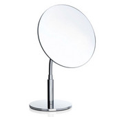  Vista Collection Flex Vanity Mirror in Polished Stainless Steel, 11'' Diameter x 7-3/32'' H
