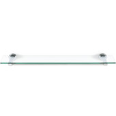  Areo Glass Shower Shelf, Polished Stainless Steel Mounting Hardware, 30''W x 9-1/2''D x 2-3/8''H