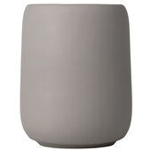  Sono Collection Bathroom Tumbler in Taupe, 3-3/8'' Diameter x 4-1/4'' H