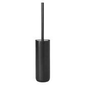  Modo Collection Freestanding Toilet Brush in Black Titanium-Coated Steel, 3-9/16'' Diameter x 19-1/4'' H