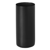  Modo Collection Bathroom Countertop Freestanding Tumbler in Black Titanium-Coated Steel, 2-3/16'' Diameter x 4-3/4'' H
