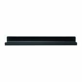  Modo Collection 20'' Small Wall Shelf in Black , 20-5/16'' W x 4-1/8'' D x 1-3/4'' H