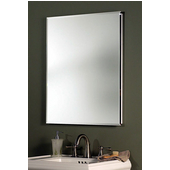 Jensen (Formerly ) Simplicity Frameless Recessed Medicine Cabinet, with Beveled Edge and Reversible Piano Hinge, 24'' W x 4 7/8'' D x 30'' H