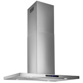  Elite EIT1 Series 36'' T-Style Island Range Hood in Stainless Steel with Code Ready Technology, 640 CFM, LED Lighting
