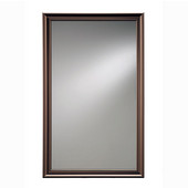  Jensen by  Studio V Collection 14'' W X 24'' H Wall Mounted Beveled Mirror with Oil Rubbed Bronze Frame