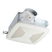  LoProfile Bathroom Fan, 80 CFM, Housing: 11 3/8'' W x 10 1/2'' D x 4'' H