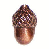  Leaves & Trees Collection 1-5/16'' Wide Large Acorn Cabinet Knob in Antique Brass, 1-5/16'' W x 7/8'' D x 1-7/8'' H