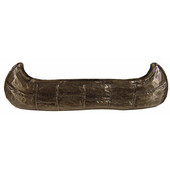  Cabin Favorites Collection 5-1/8'' Wide Canoe Cabinet Pull in Antique Brass, 5-1/8'' W x 3/4'' D x 1-7/16'' H, Center to Center: 2-15/16''