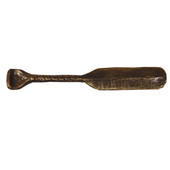  Cabin Favorites Collection 5-1/16'' Wide Wrapped Handle Canoe Paddle Cabinet Pull in Antique Brass, 5-1/16'' W x 3/4'' D x 3/4'' H, Center to Center: 3''