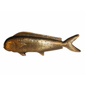  Fish Collection 2-7/8'' Wide Mahi-Mahi Cabinet Knob in Pewter, 2-7/8'' W x 5/8'' D x 1-15/16'' H
