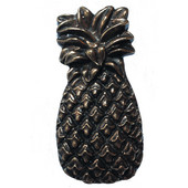  Tropical Collection 1-3/8'' Wide Large Pineapple Cabinet Knob in Antique Brass, 1-3/8'' W x 7/8'' D x 2-5/8'' H