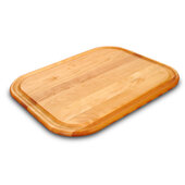  20'' Reversible Plain Barbecue Cutting Board with Juice Groove, Flat Grain, Oiled Finish, Single Board, 20'' W x 16'' D x 3/4'' Thick