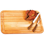  Reversible 19'' Carving Cutting Board with Juice Groove, Flat Grain, Oiled Finish, Single Board, 19'' W x 13'' D x 3/4'' H